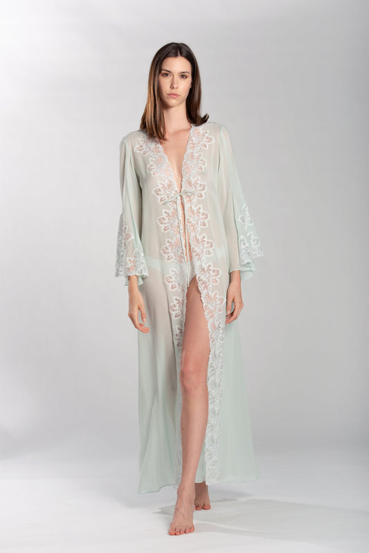 B2B - 丝绸乔其纱长袍