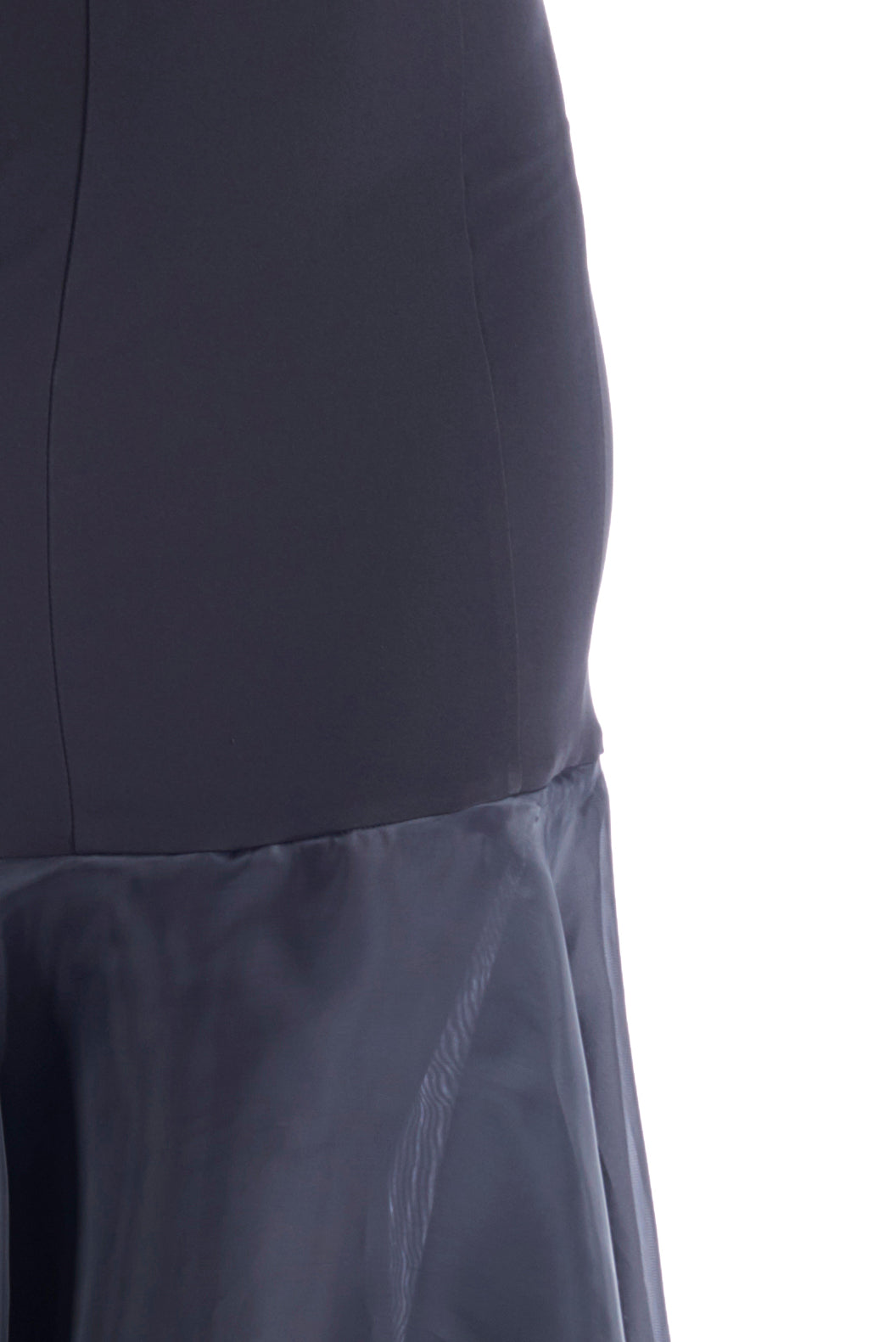 STARMESI 欧根纱荷叶边单肩鱼尾长裙