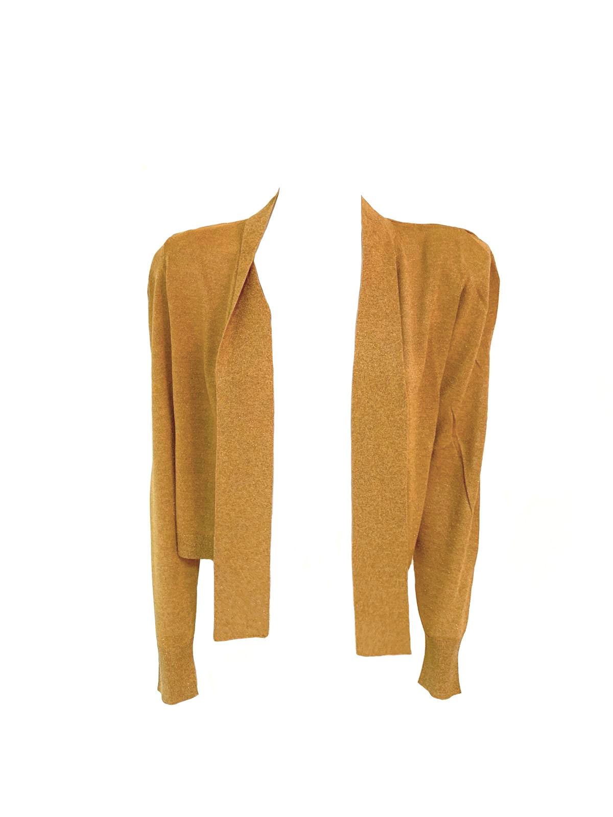 MARZIA 蝴蝶结金银丝短款开衫