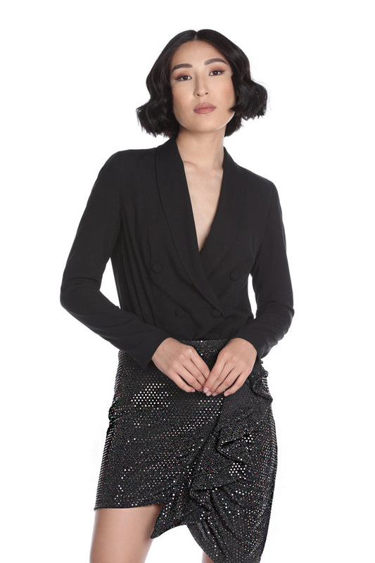 衬衫 BOJET 连身长袖领口纽扣夹克