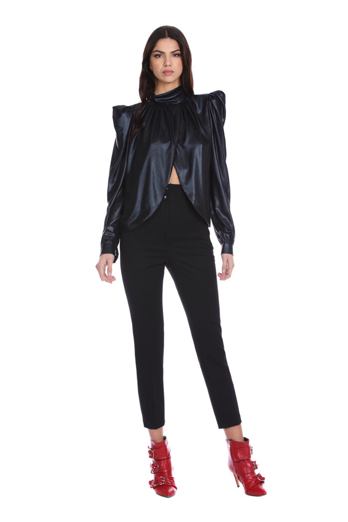 WANDERT 短袖上衣无钱包加领加后背