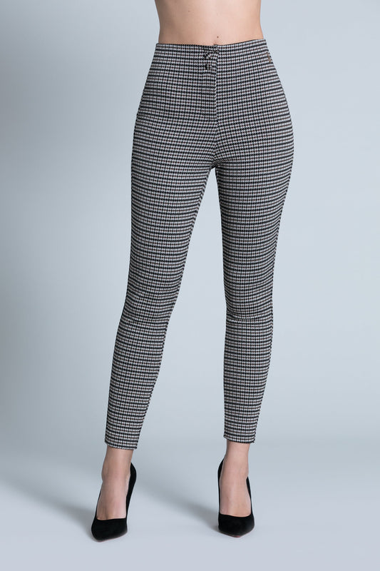 AUGR 无肩带饼形纽扣高腰长裤