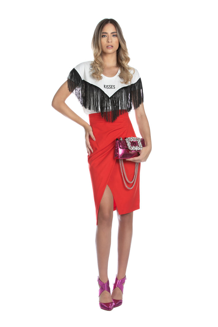 Longuette BRASIA 褶饰高腰钱包