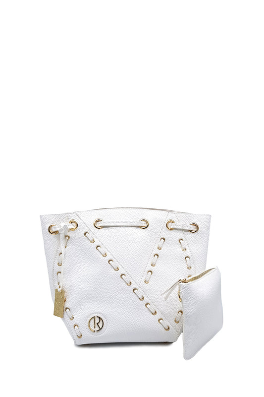 ALOUTTE 纹理人造皮革背包