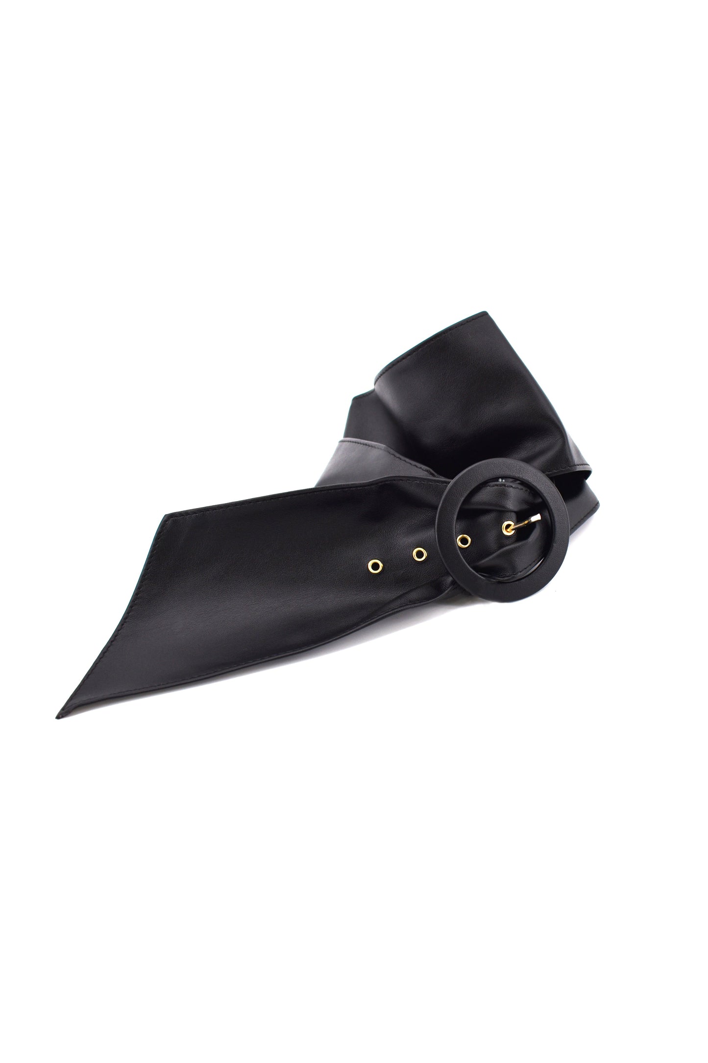 TALLUIA 带层压圆扣腰带