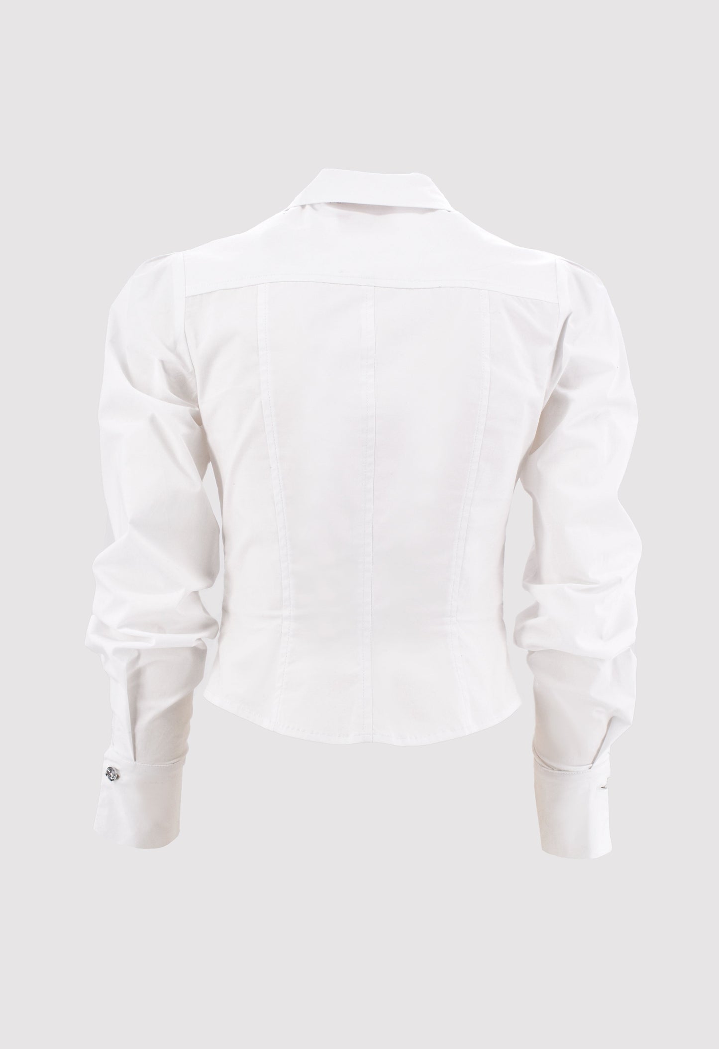 ZOSMAE 衬衫,胸前有开口和珠宝纽扣