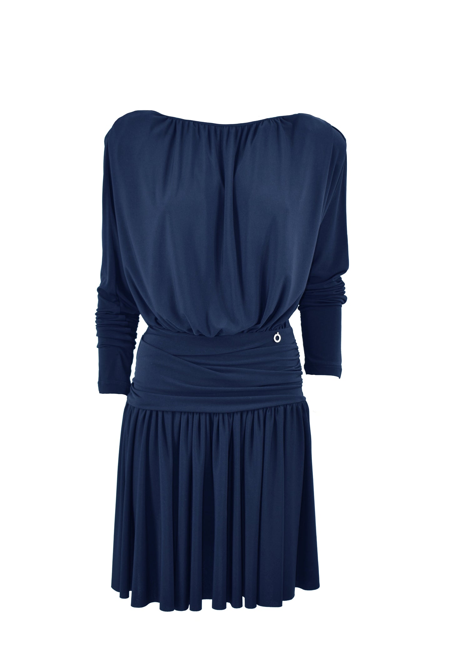 TURG 短款长袖褶皱连衣裙