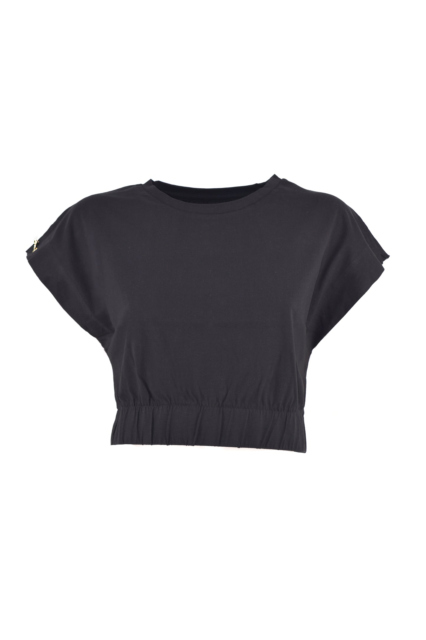短款 STENLERS T-Shirt 和服半袖加穿孔金字加弹力