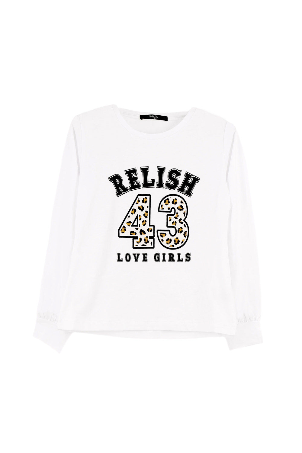 SENFORT 女童长袖T恤 Relish Print plus Spotted Number