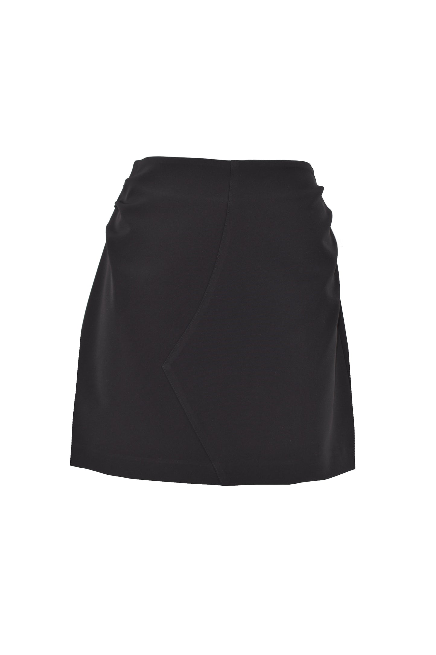 侧褶短款 TULI 半身裙