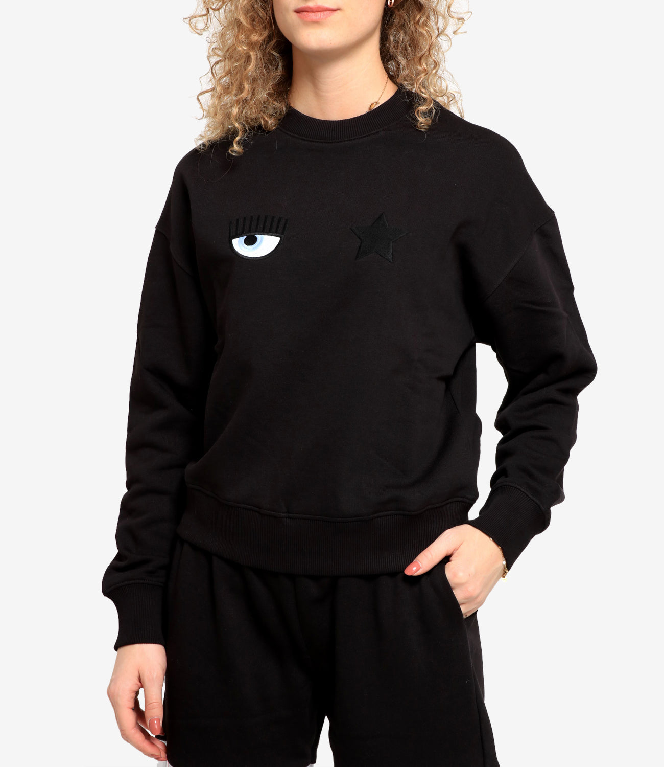 克莱尔法拉格尼 | Eye Star 运动衫 黑色