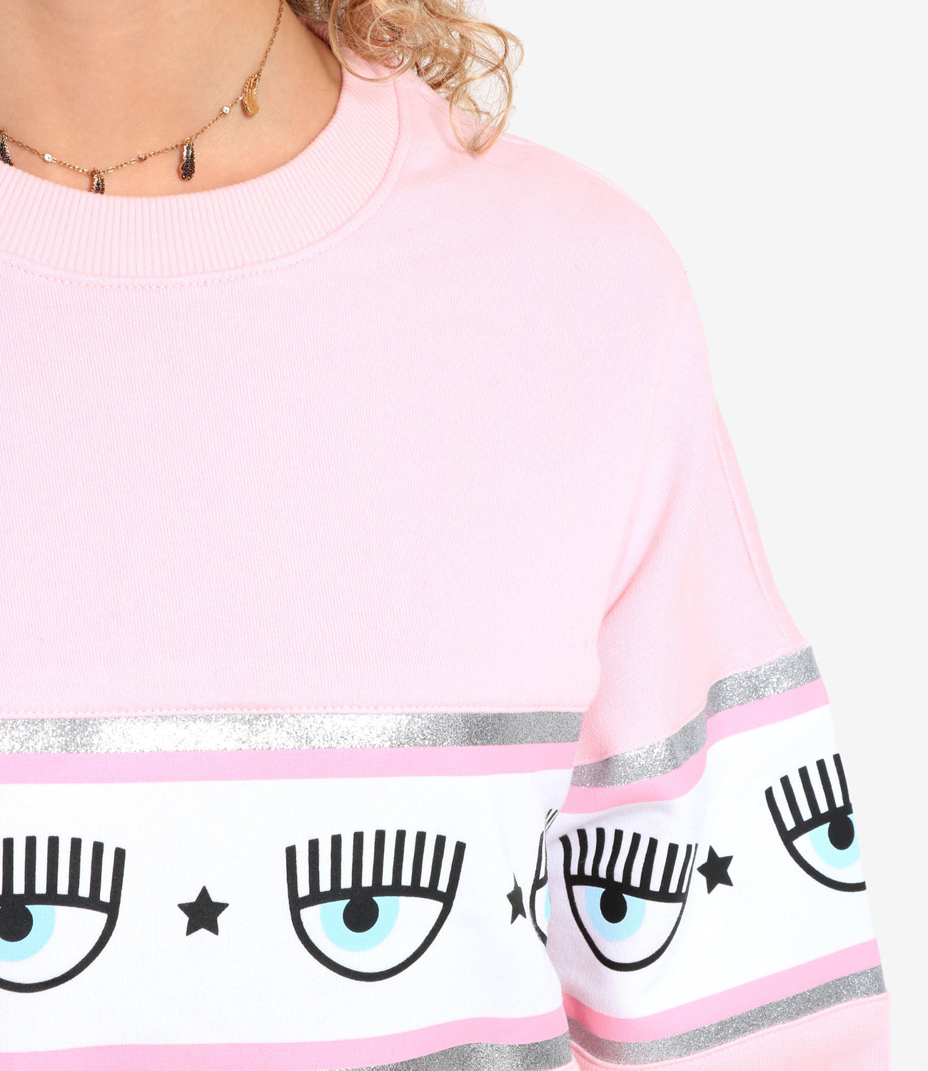 克莱尔法拉格尼 |婴儿粉色 Maxilogomania 运动衫