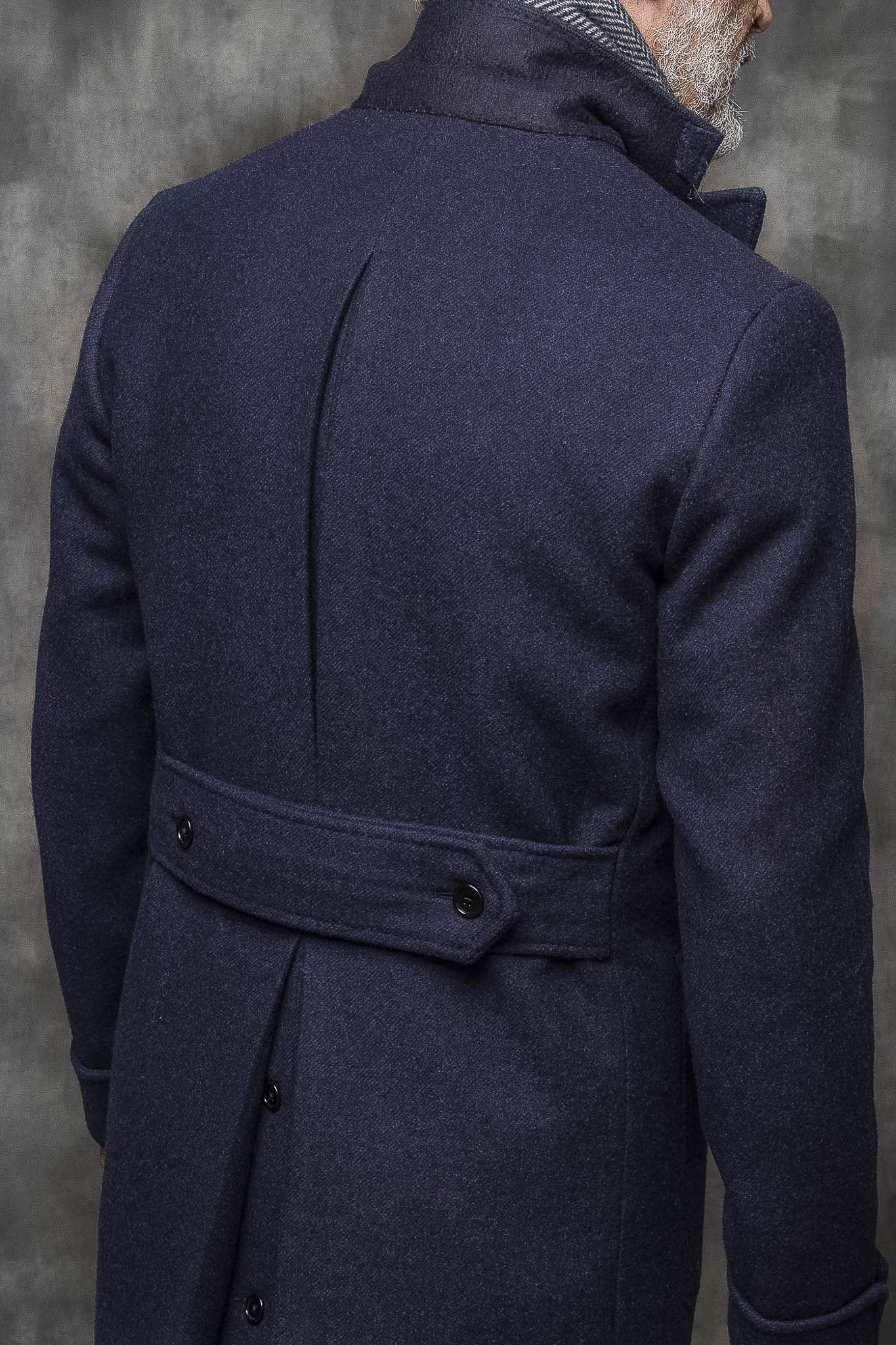 Loro Piana 羊毛蓝色 Polo 衫 – 意大利制造