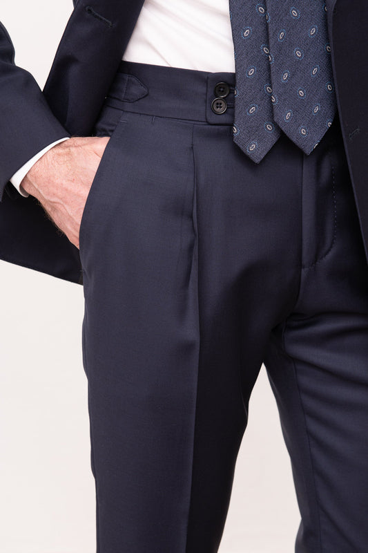 蓝色长裤“Soragna Capsule Collection”-意大利制造