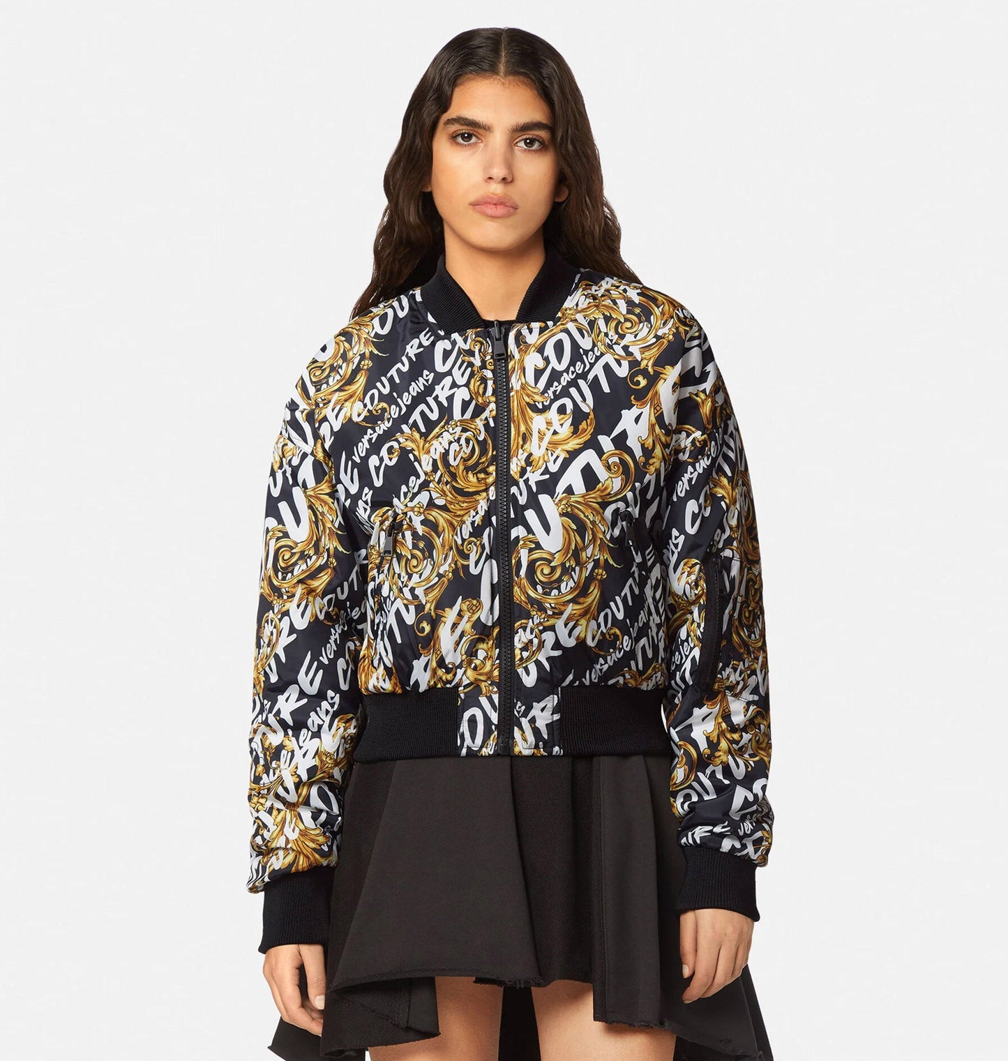 Bomber Versace 牛仔裤时装