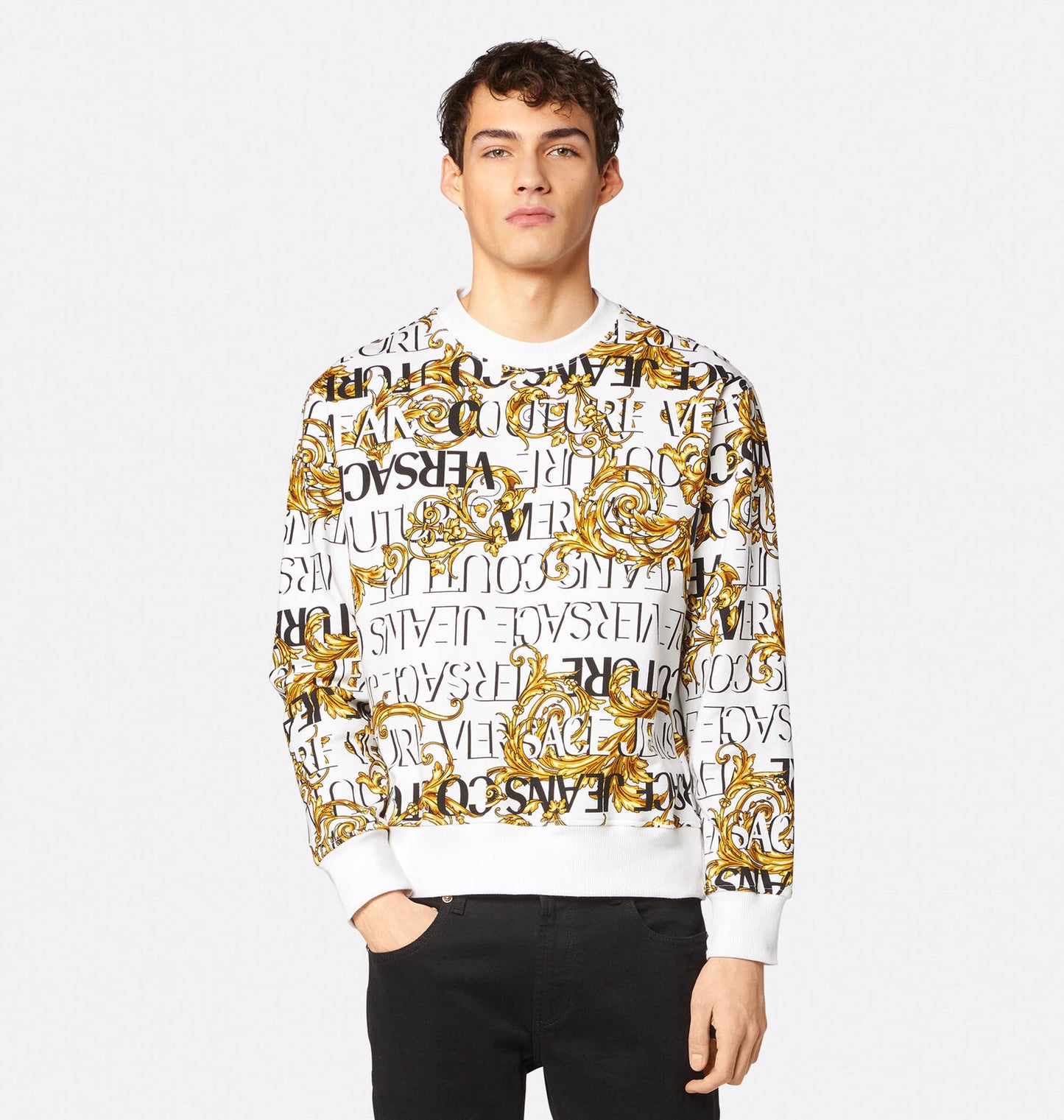 Felpa Versace 牛仔裤时装