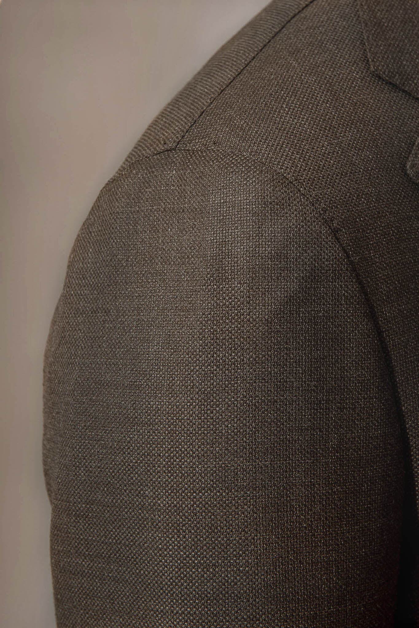 LORO PIANA Pecora Nera® 羊毛棕色夹克 - 意大利制造