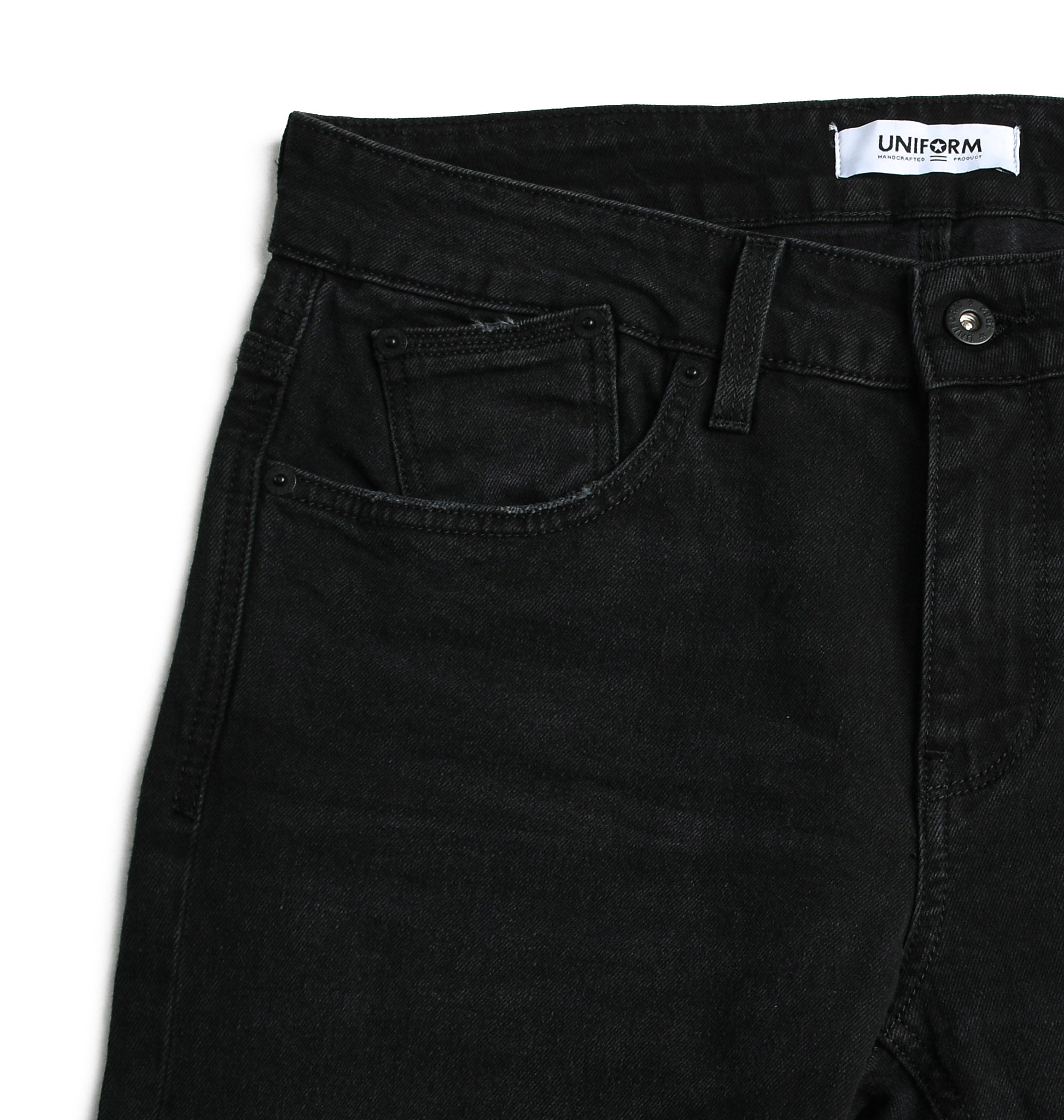 牛仔裤 Uniform Style Dean Normal 裤裆紧身牛仔裤