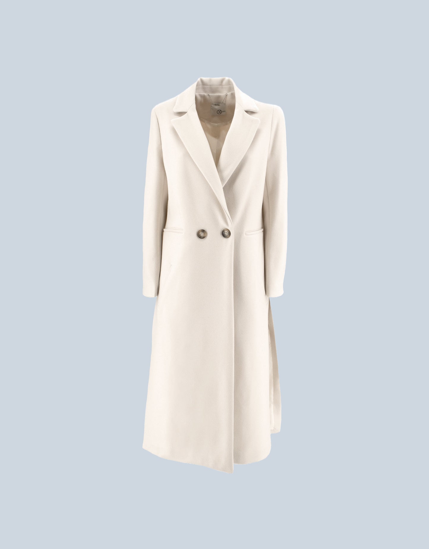 双排扣长袖 ERBIC 双口袋长大衣