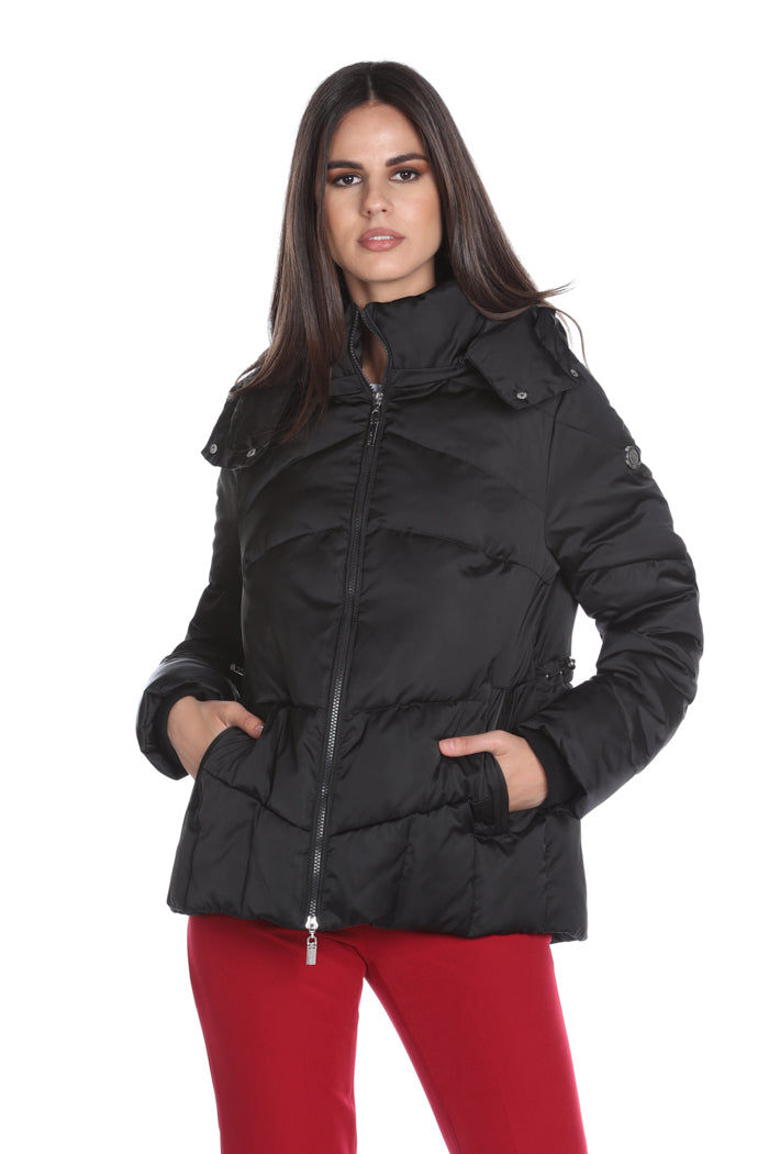 YULES 长袖羽绒服，连帽+抽绳