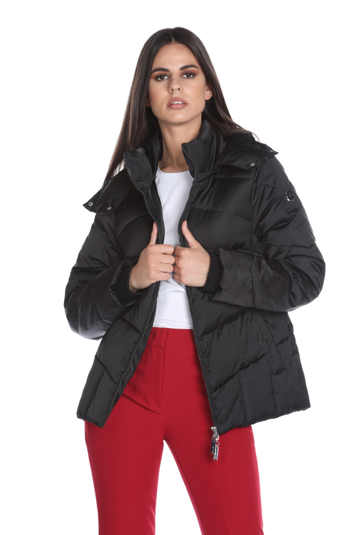 YULES 长袖羽绒服，连帽+抽绳