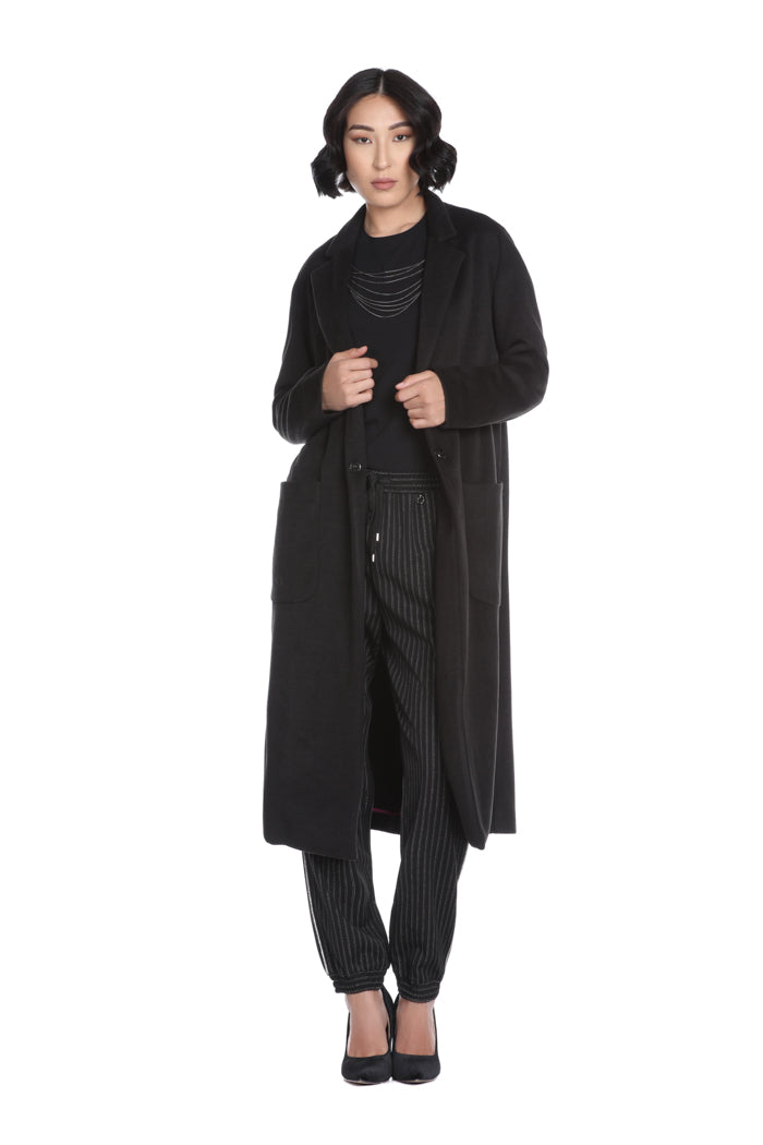 RIFRASI 贴袋长袖大衣