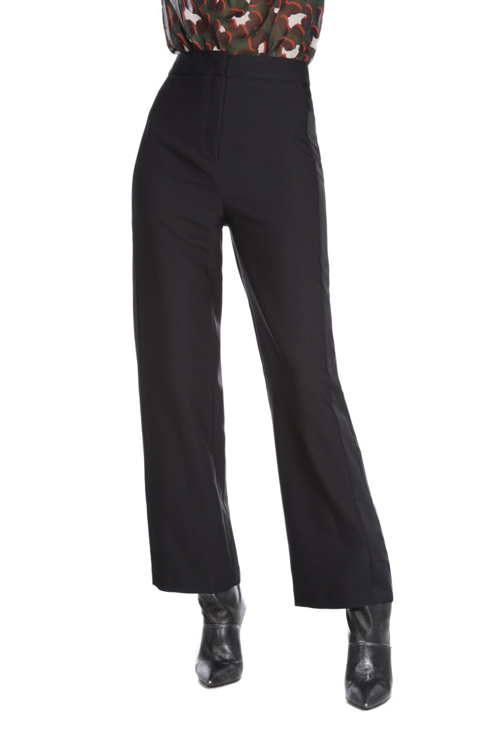 WEASLEY 高腰裤带面板加口袋加搭扣