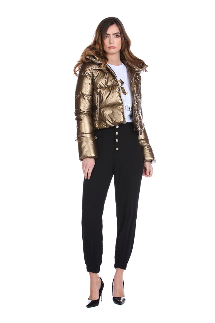 RCOUTU 层压时装印花短袖 T 恤