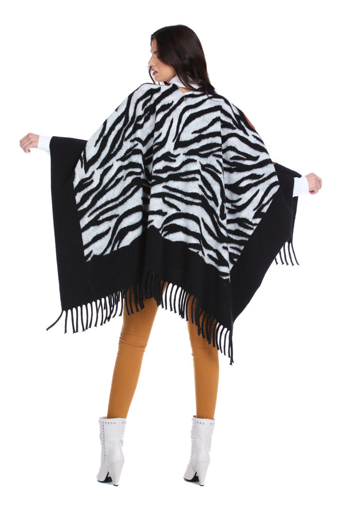 动物风 f.do 流苏装饰 COPPYNS 斗篷