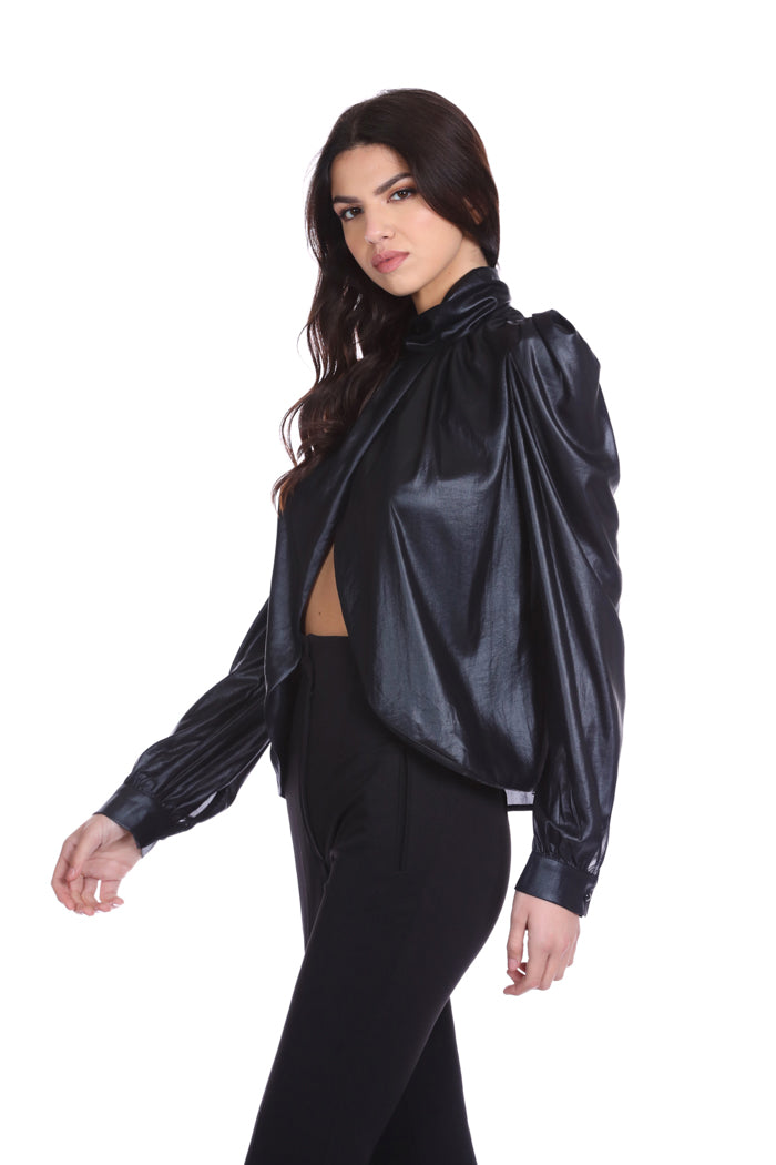 WANDERT 短袖上衣无钱包加领加后背