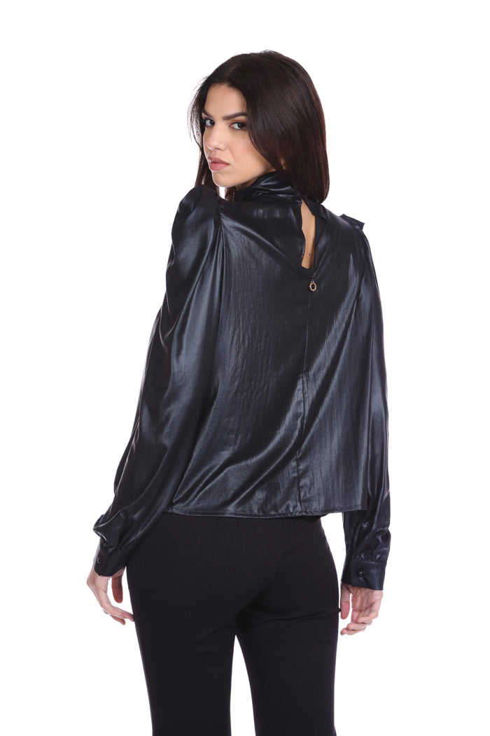 WANDERT 短袖上衣无钱包加领加后背