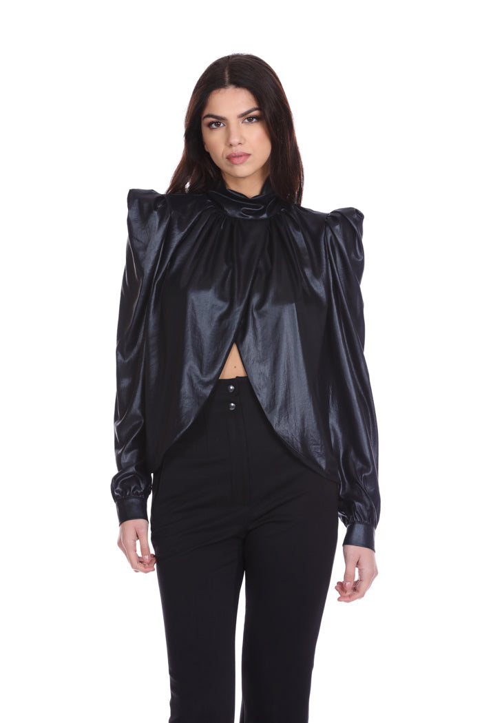 WANDERT 短袖上衣无钱包加领加后背