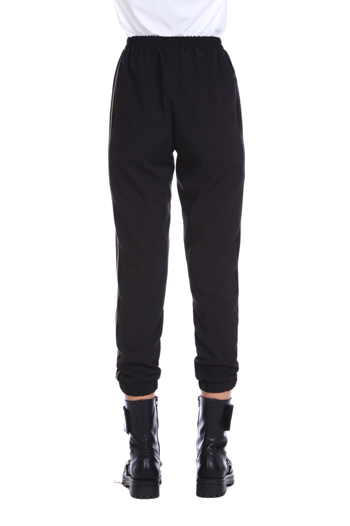 GESSY 高腰长裤，带抽绳 plus ts plus elastic f.do plus band with lurex