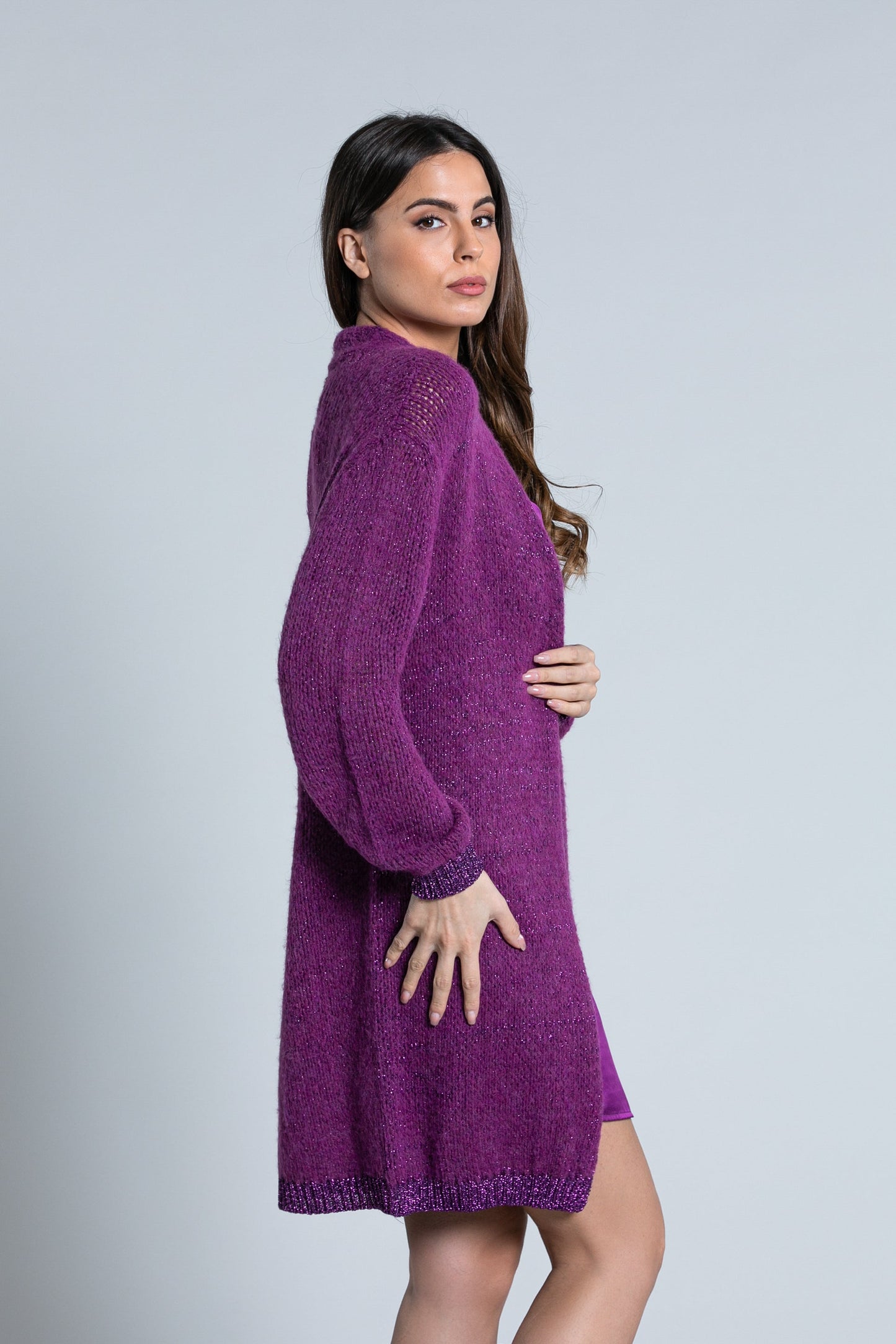 卢勒克斯边缘长袖 ALVA 开衫