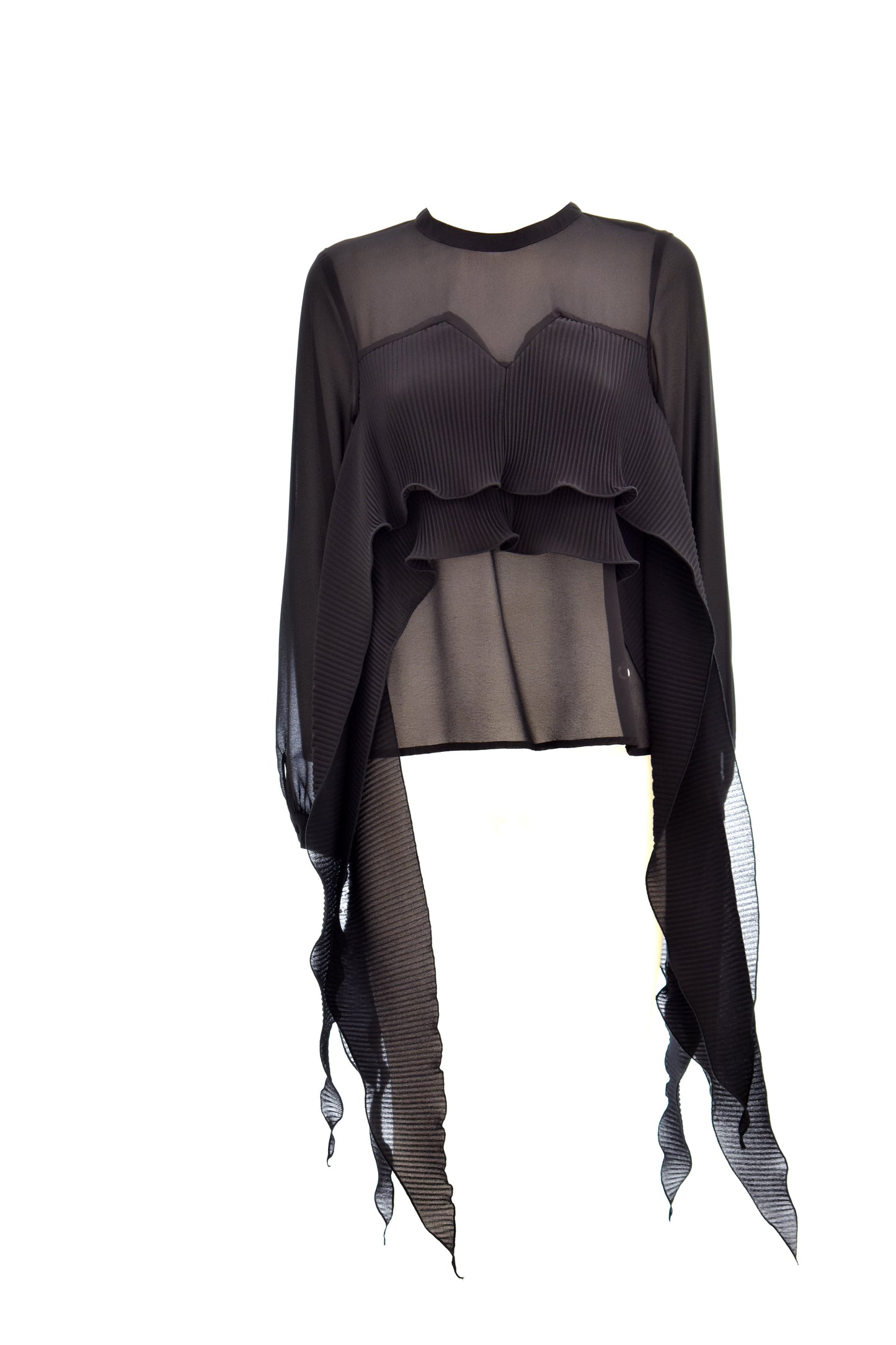 STRAND 荷叶边褶皱长袖衬衫