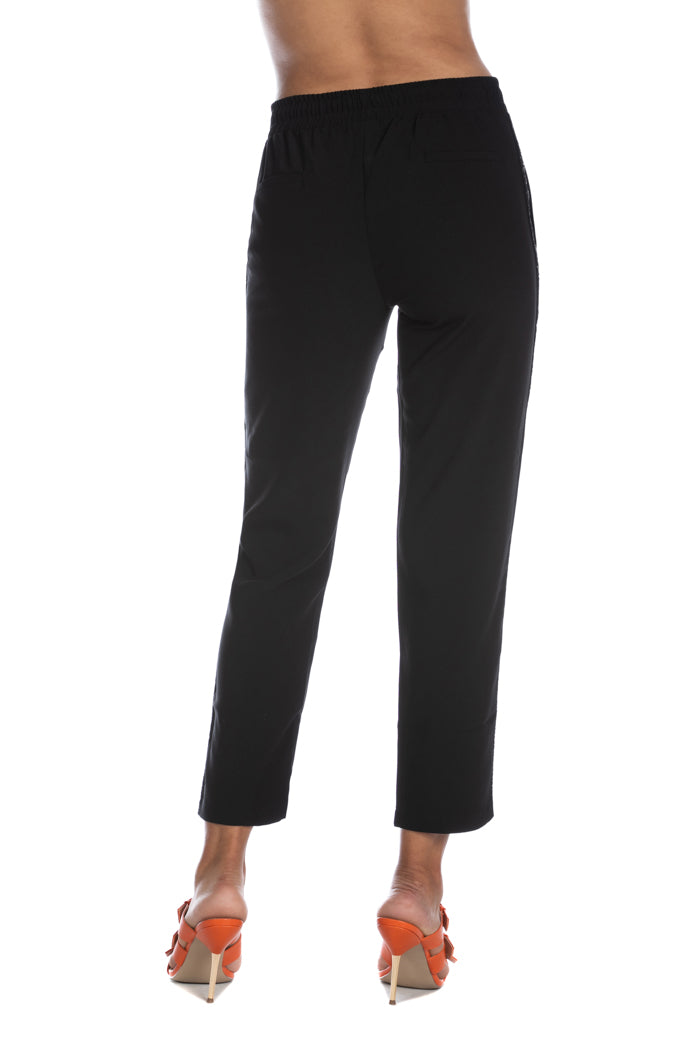 SYRACUSE_BIS 抽绳束带亮片长裤