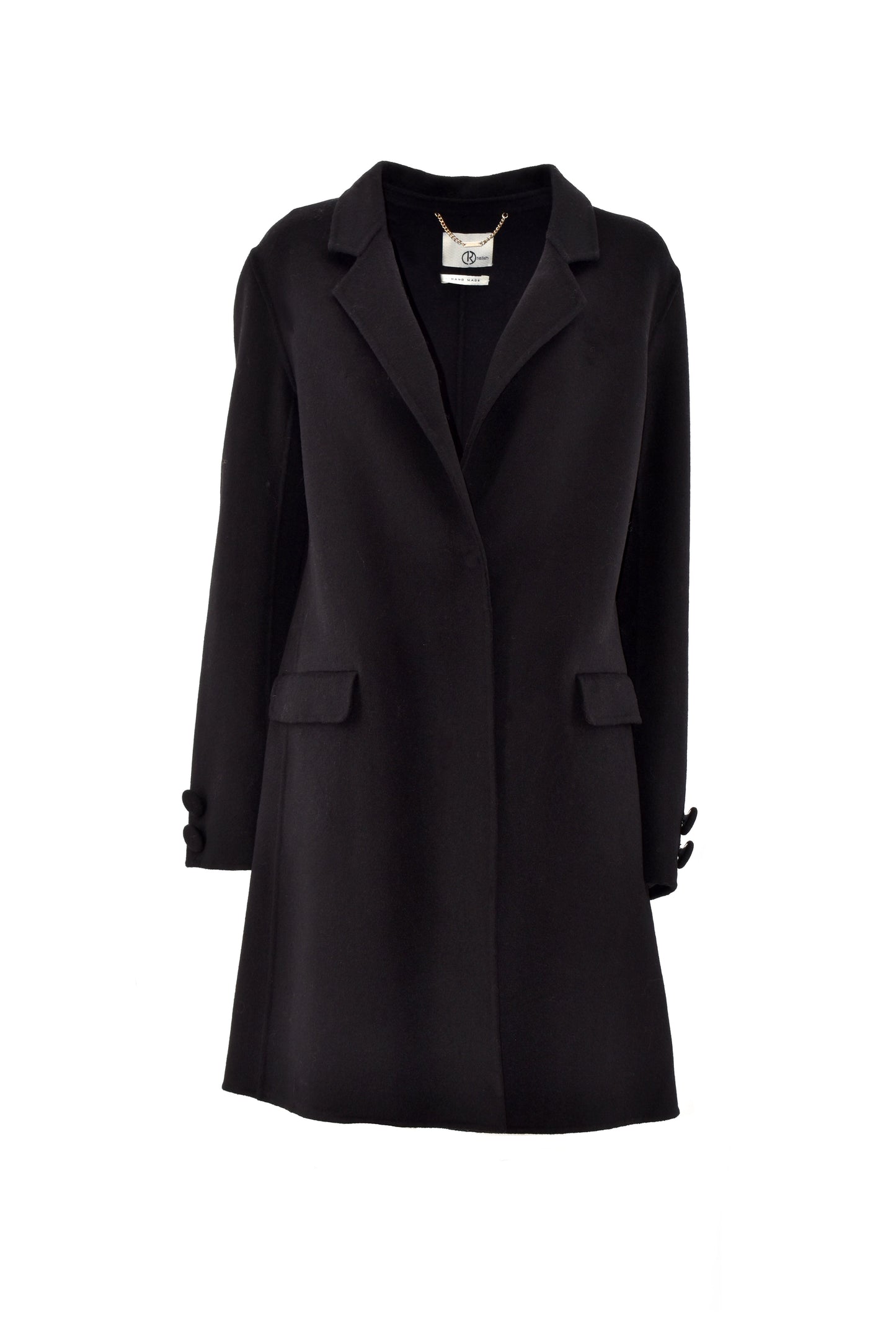 RAFFA 口袋长款宽大衣