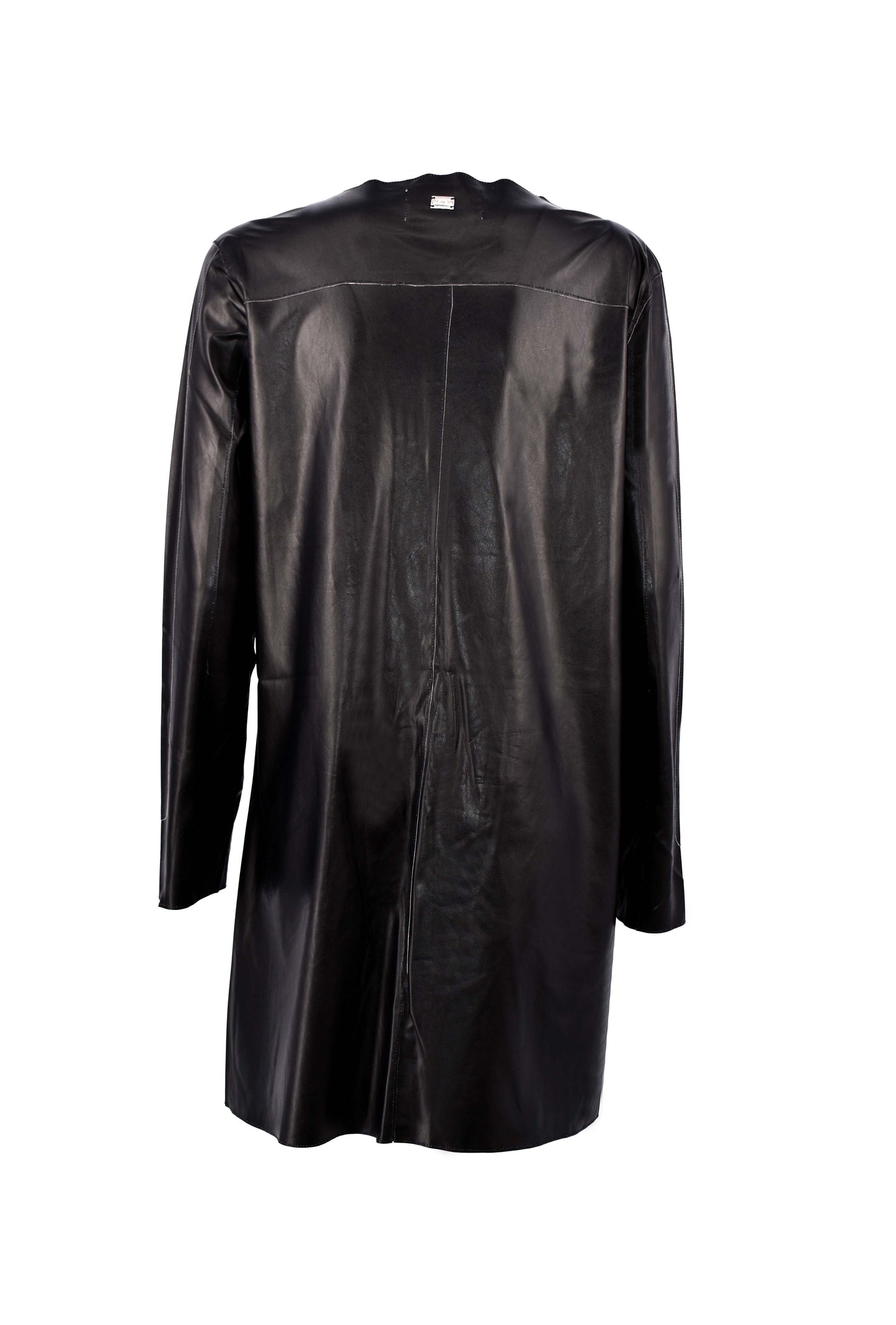 WELLSDEN ciappe 纽扣人造革夹克