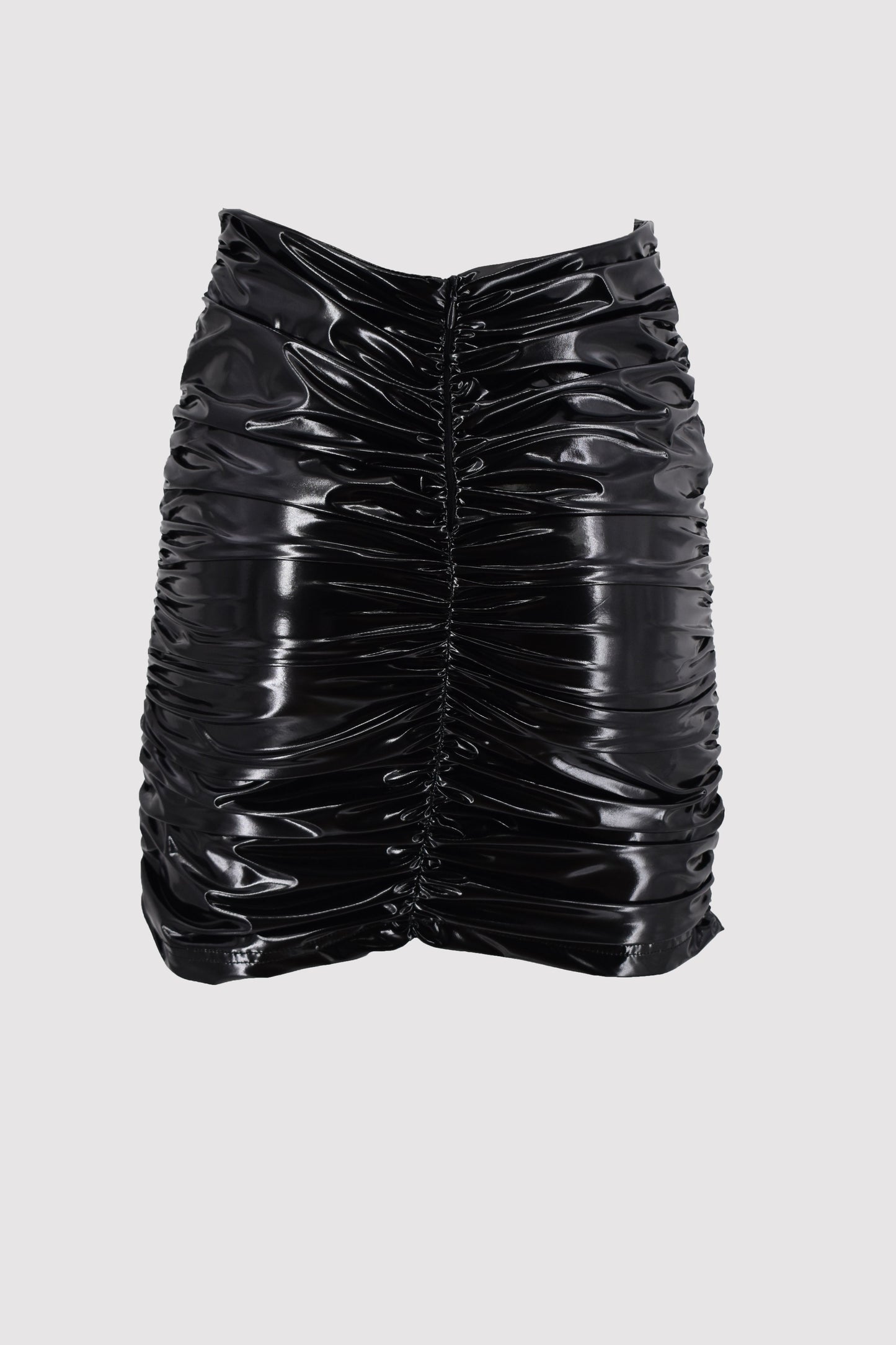 SPIGA 高腰乙烯基半身裙