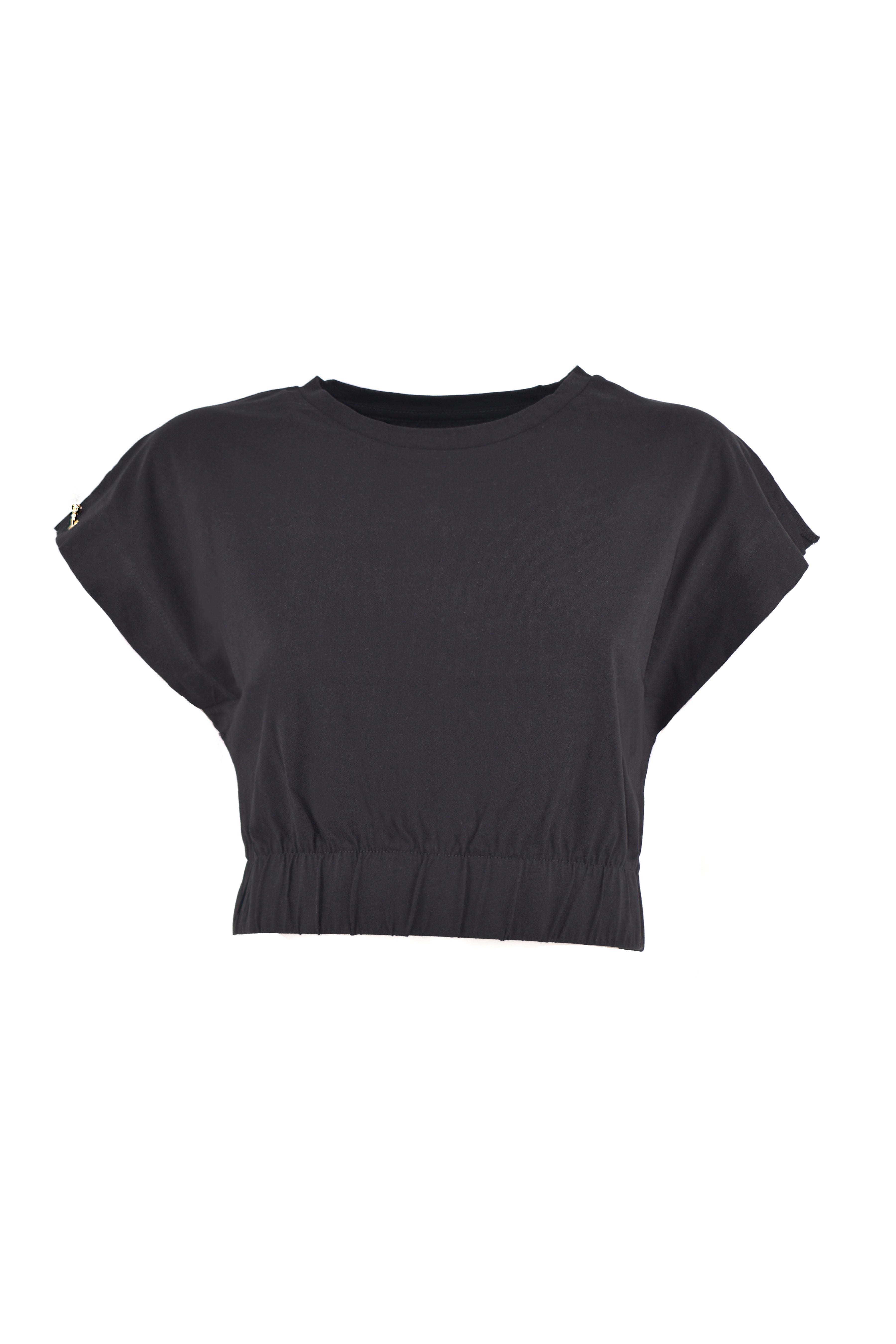 短款 STENLERS T-Shirt 和服半袖加穿孔金字加弹力