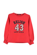 SENFORT 女童长袖T恤 Relish Print plus Spotted Number