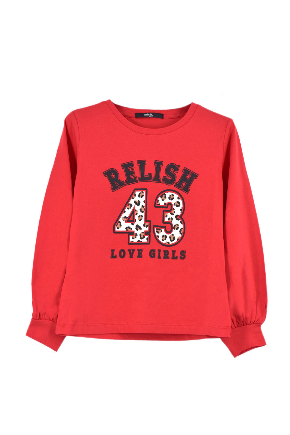 SENFORT 女童长袖T恤 Relish Print plus Spotted Number