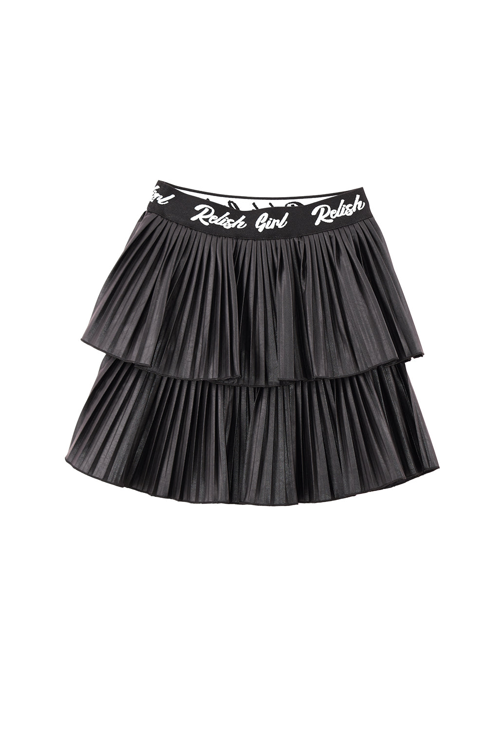 PLYSSETTY 女童短裙 Plisse' Vinyl plus Elastic Print Relish Girl