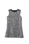 OPIUT 女孩短裙 S/M Spall.Eco 皮革 Fantasy Pied De Poule 亮片