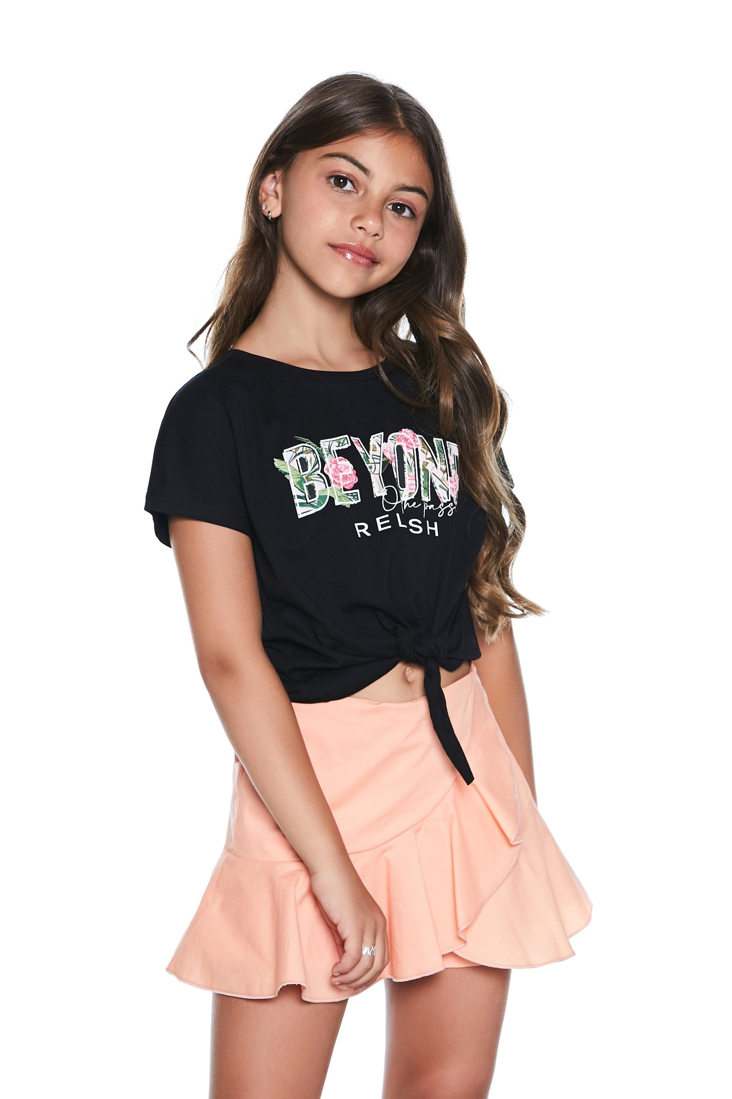 ROSES 结饰超越花朵印花半袖T恤