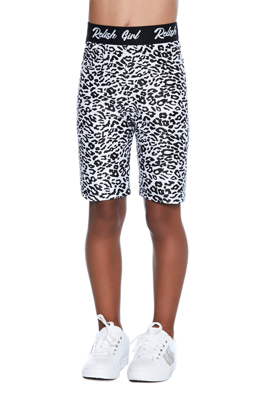 SEDUCE 斑点图案弹性标志短裤