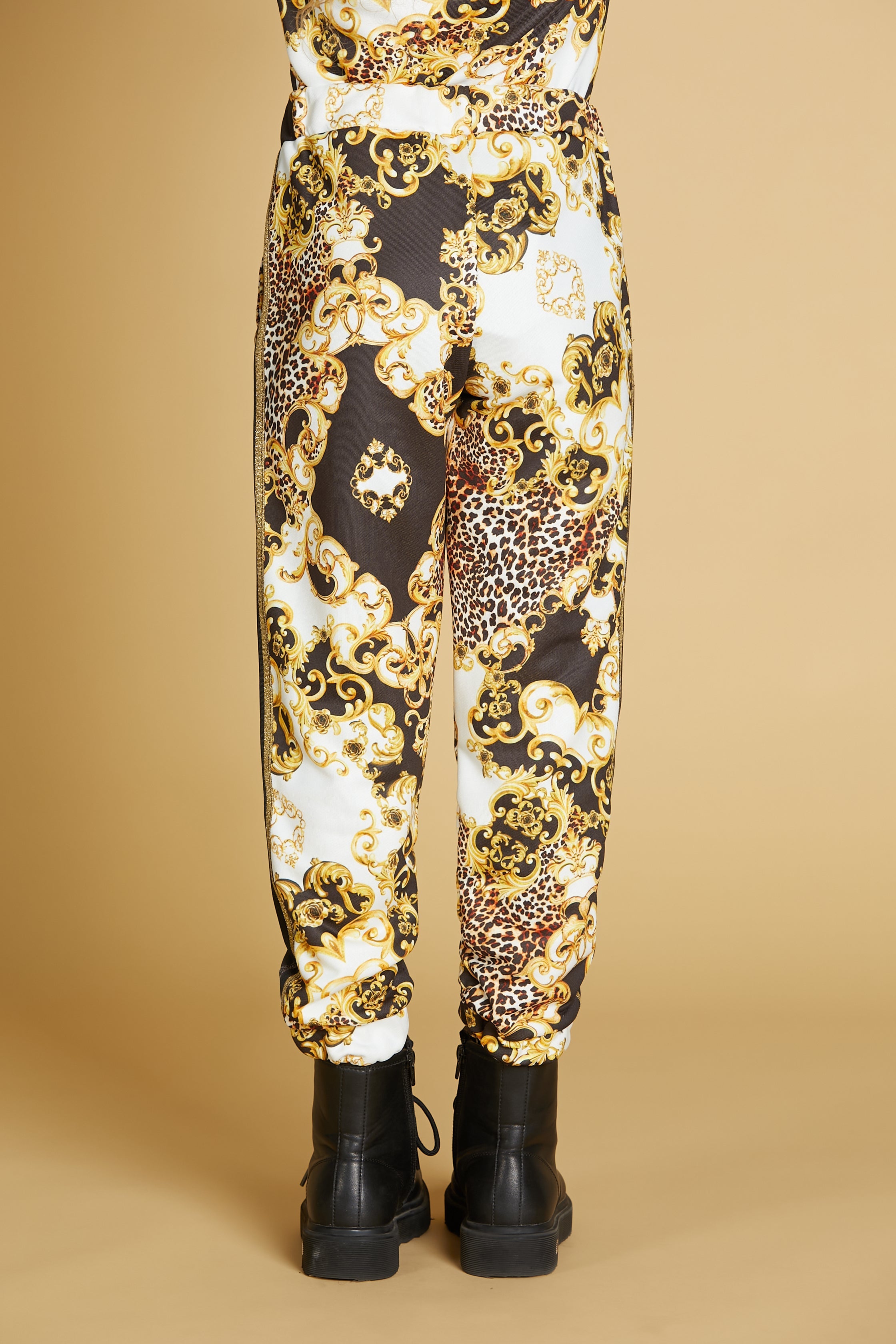 BILANCIA 长裤，带 ts plus 抽绳 plus lurex bands plus arr.fondo fant.foulard spotted