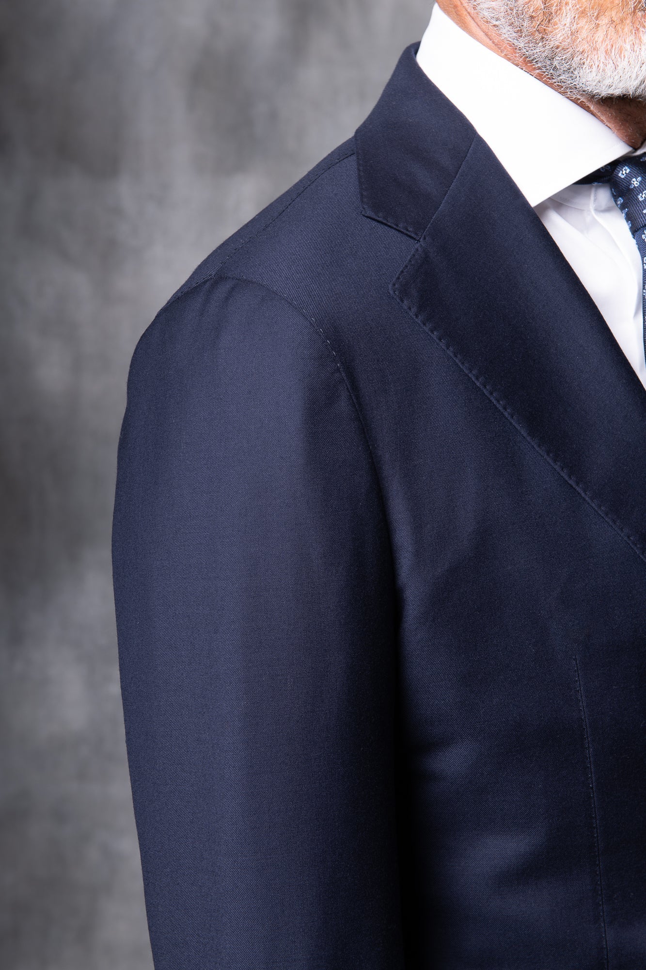 LORO PIANA 羊毛蓝色全帆布西装 - 意大利制造