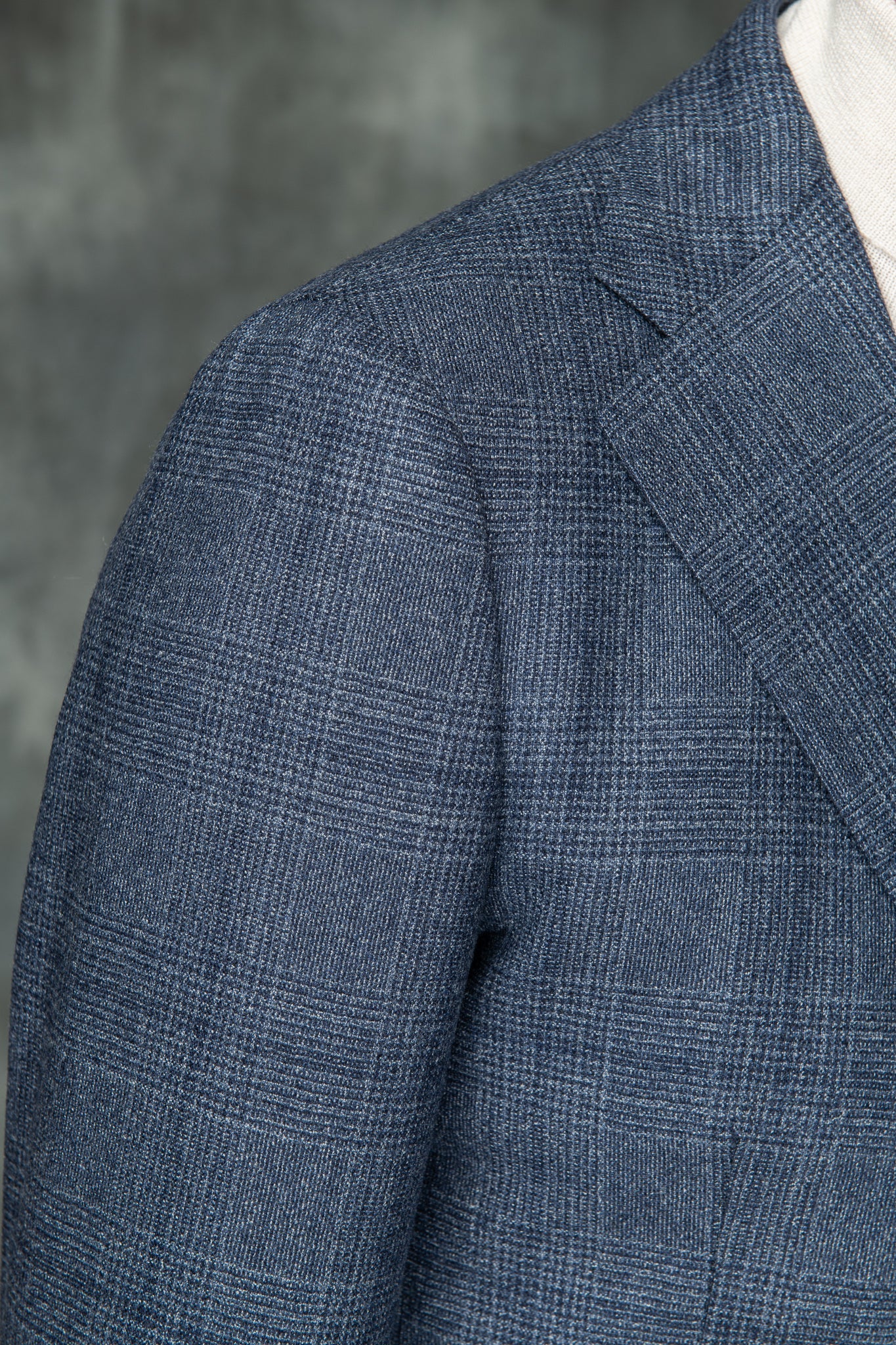 Loro Piana 蓝色威尔士亲王格夹克 - 意大利制造