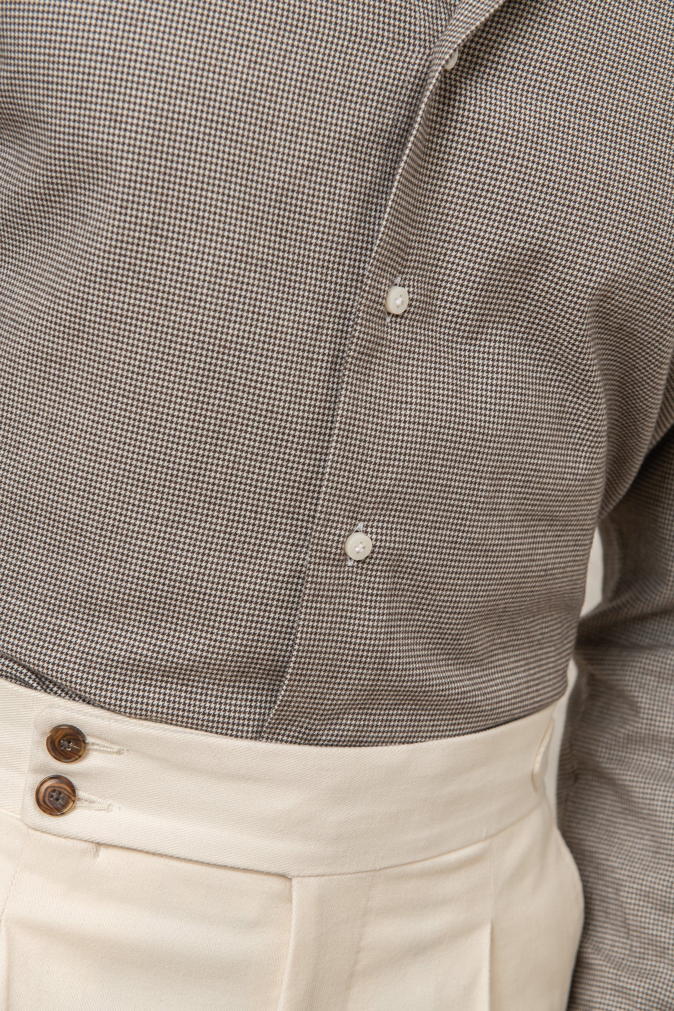 千鸟格衬衫 - 意大利制造